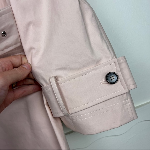 Goop G Label Pink Cotton Belted Trench Coat - Picture 10 of 11